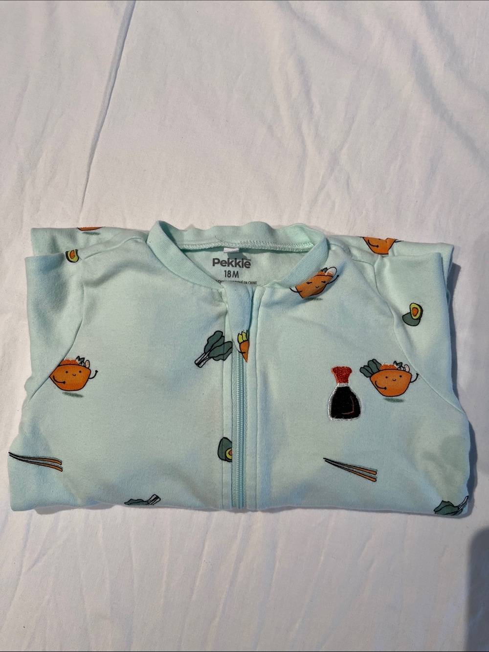 18M Sushi bowl sleeper pajamas